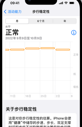 颍州iPhone手机维修如何在iPhone开启'步行稳定性通知'