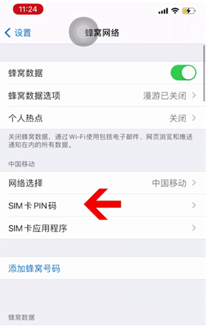 颍州苹果14维修网分享如何给iPhone14的SIM卡设置密码 