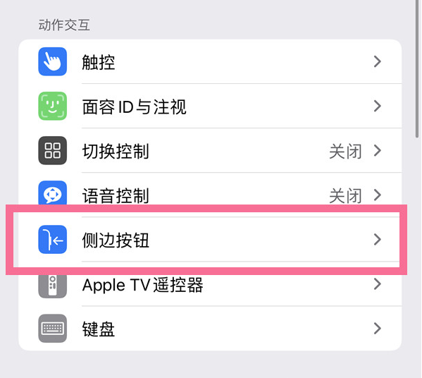 颍州苹果14维修店分享iPhone14 Plus侧键双击下载功能关闭方法 